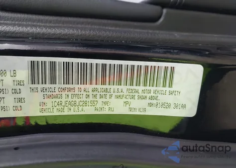 2018 Jeep Grand Cherokee Altitude 4X2 из США, поврежденный, VIN 1C4RJEAG8JC281557